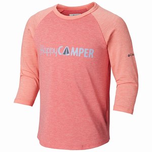 Columbia Outdoor EleHerrts™ 3/4 Sleeve Skjorta Pojkar LjusRosa (GYNWF0314)